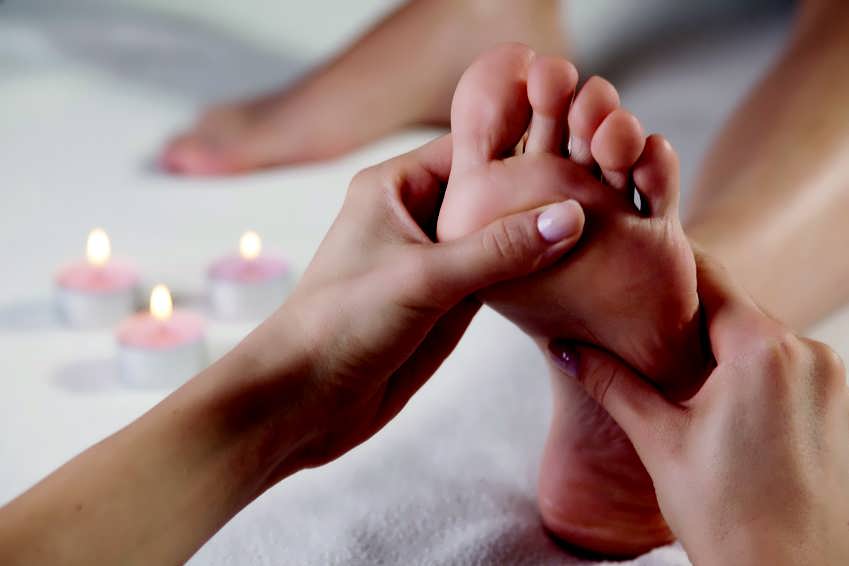 Fussreflex zonenmassage